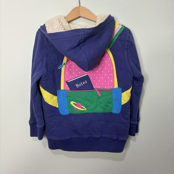 Mini Boden Backpack Sherpa Jacket - Picture 6 of 6